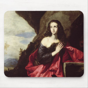 Saint Mary Magdalene of St. Thais in de woestijn Muismat