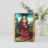 SAINT MARY MAGDALENE Parchment Briefkaart (Staand voorkant)