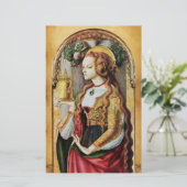 SAINT MARY MAGDALENE PARCHMENT BRIEFPAPIER (Staand voorkant)