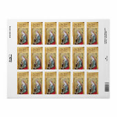 SAINT MARY MAGDALENE Parchment Etiket (Full Sheet)