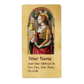 SAINT MARY MAGDALENE Parchment Etiket (Voorkant)