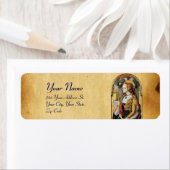 SAINT MARY MAGDALENE Parchment Etiket (Insitu)