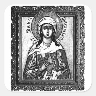 Saint Mary Magdalene - stickers matte 3" (6)