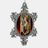 SAINT MARY MAGDALENE TIN SNEEUWVLOK ORNAMENT (Links)