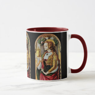 SAINT MARY MAGDALENE, zwart rood Mok