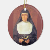 Saint Mary Mazzarello* kerstversiering Keramisch Ornament (Links)