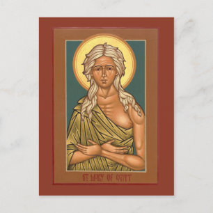 Saint Mary of Egypt Prayer Card Briefkaart