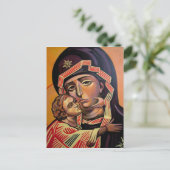 Saint Mary Teotokos Briefkaart (Staand voorkant)