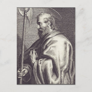 Saint Matthew de Apostle Briefkaart