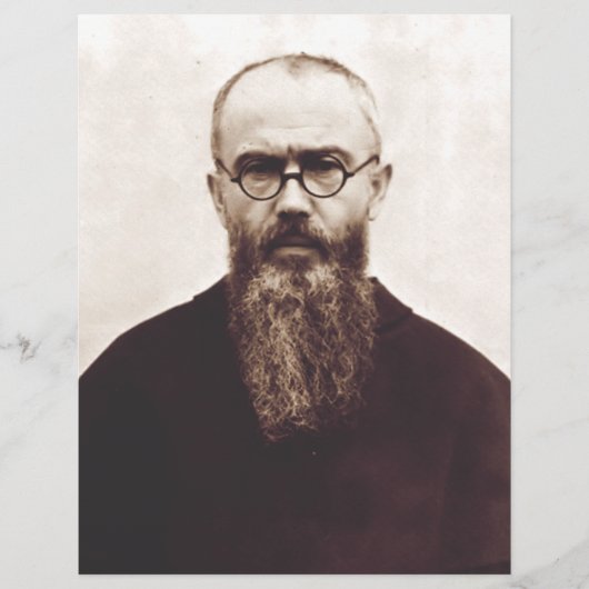 Saint Maximilian Kolbe Poolse katholieke priester Flyer (Voorkant)