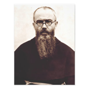 Saint Maximilian Kolbe Poolse katholieke priester Foto Afdruk