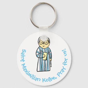 Saint Maximilian Kolbe Sleutelhanger