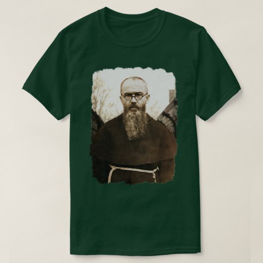 Saint Maximilian Kolbe T-shirt (Design voorkant)