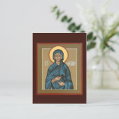 Saint Melania Prayer Card Briefkaart (Staand voorkant)