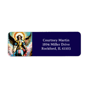 Saint Michael Adress Label