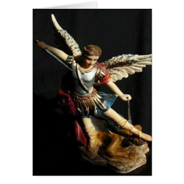 Saint Michael Angel Prayer-kaart (Voorkant)