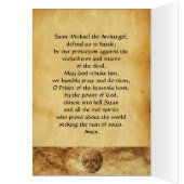 SAINT MICHAEL ARCHANGEL AVEC PRIÈRE DRAGON (Intérieur (Gauche))