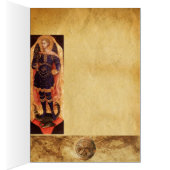 SAINT MICHAEL ARCHANGEL AVEC PRIÈRE DRAGON (Intérieur (Droit))