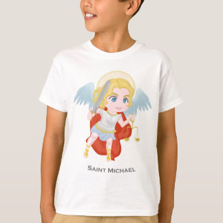 Saint Michael Archangel Cute rooms-katholiek T-shirt