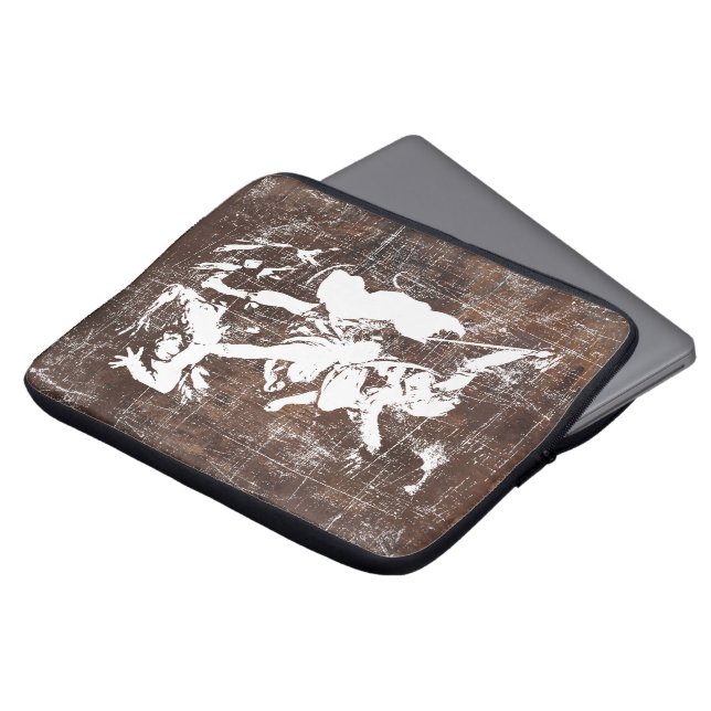Saint Michael Archangel Laptop Sleeve (Voorkant top)