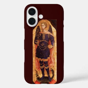 SAINT MICHAEL ARCHANGEL MET DRAGON iPhone 16 HOESJE