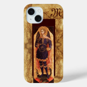 SAINT MICHAEL ARCHANGEL MET DRAGON-monogram