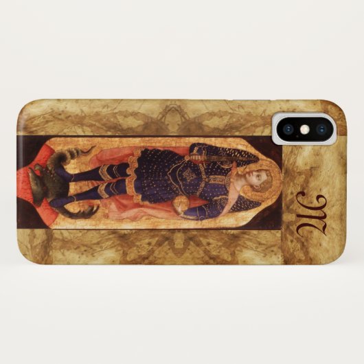 SAINT MICHAEL ARCHANGEL MET DRAGON-monogram Case-Mate iPhone Case (Achterkant (horizontaal))