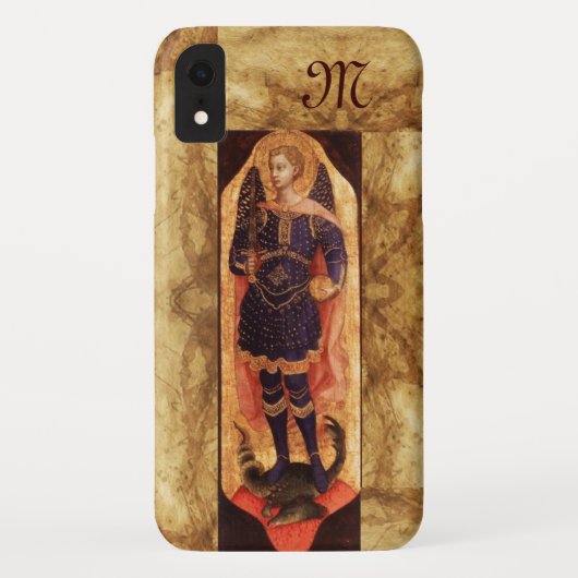 SAINT MICHAEL ARCHANGEL MET DRAGON-monogram Case-Mate iPhone Case (Achterkant)
