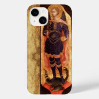 SAINT MICHAEL ARCHANGEL MET HET DRAGON OUDE PARCHM
