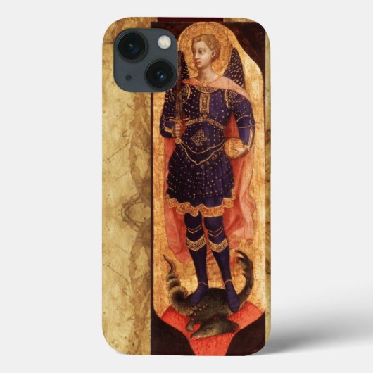 SAINT MICHAEL ARCHANGEL MET HET DRAGON OUDE PARCHM Case-Mate iPhone CASE (Achterkant)