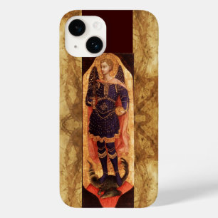 SAINT MICHAEL ARCHANGEL MET HET DRAGON OUDE PARCHM Case-Mate iPhone 14 HOESJE
