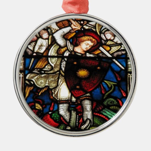 SAINT MICHAEL ARCHANGEL METALEN ORNAMENT (Voorkant)