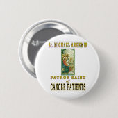 SAINT MICHAEL ARGEMIR RONDE BUTTON 5,7 CM (Voorkant /achterkant)