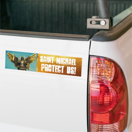Saint Michael Bumpersticker (Op Truck)