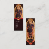 SAINT MICHAEL DE ARCHANGEL MET DRAGON MONOGRAM MINI VISITEKAARTJE (Voorkant / Achterkant)