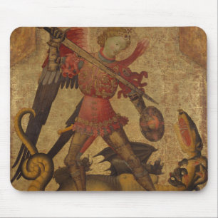 Saint Michael en de Dragon Muismat