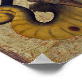 Saint Michael en de Dragon Poster (Hoek)