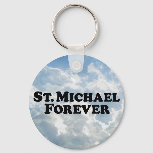 Saint Michael Forever - Basic Sleutelhanger (Voorkant)