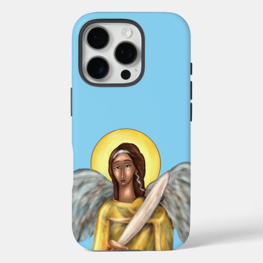 Saint Michael iPhone case (multiple sizes) (Achterkant)