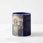 Saint Michael l'Archange Catholique Café Mug (Centre)