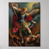 Saint Michael l'Archange Petite affiche (Devant)