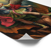 Saint Michael l'Archange Petite affiche (Coin)