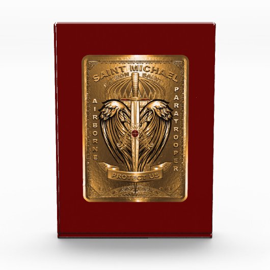 Saint Michael Patron Saint-Paratroopers  Fotoblokken (Voorkant)