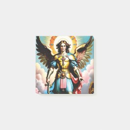 Saint Michael Post-it merkt op Post-it® Notes