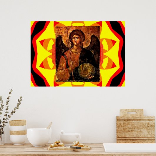 Saint Michael Poster (Keuken)