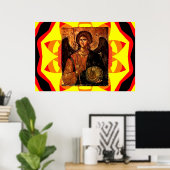 Saint Michael Poster (Thuiskantoor)
