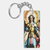Saint Michael Sleutelhanger (Voorkant Links)