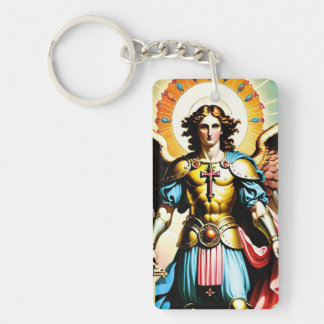 Saint Michael Sleutelhanger