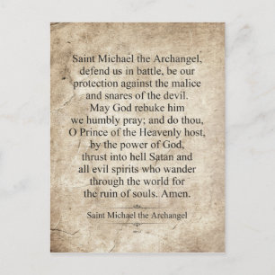 Saint Michael the Archangel Briefkaart