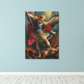 Saint Michael the Archangel Canvas Afdruk (Insitu (Houten vloer))